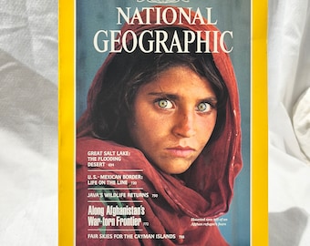 National Geographic Magazine giugno 1985 numero arretrato "Afghan Girl" Vol 167 No 6