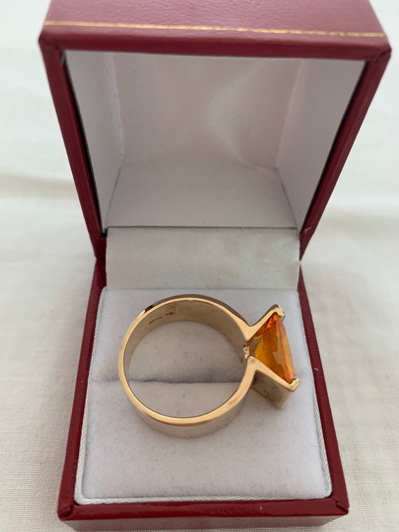 Modernist Rectangular Stepped Cut Simulated Citri… - image 6