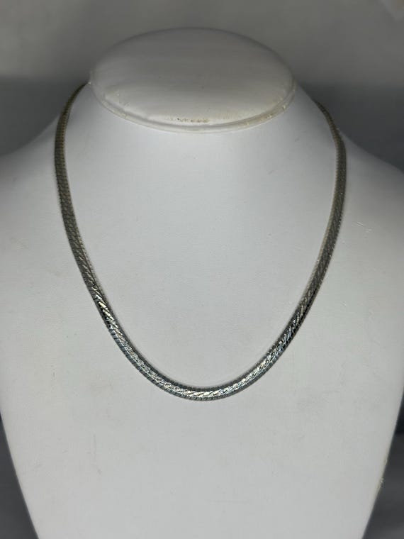 Snake Pattern Heavy Milor Solid 925 Sterling Silv… - image 2