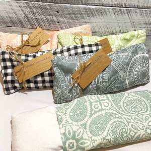 Washable Microwavable Rice Bag  l  Eye Pillow