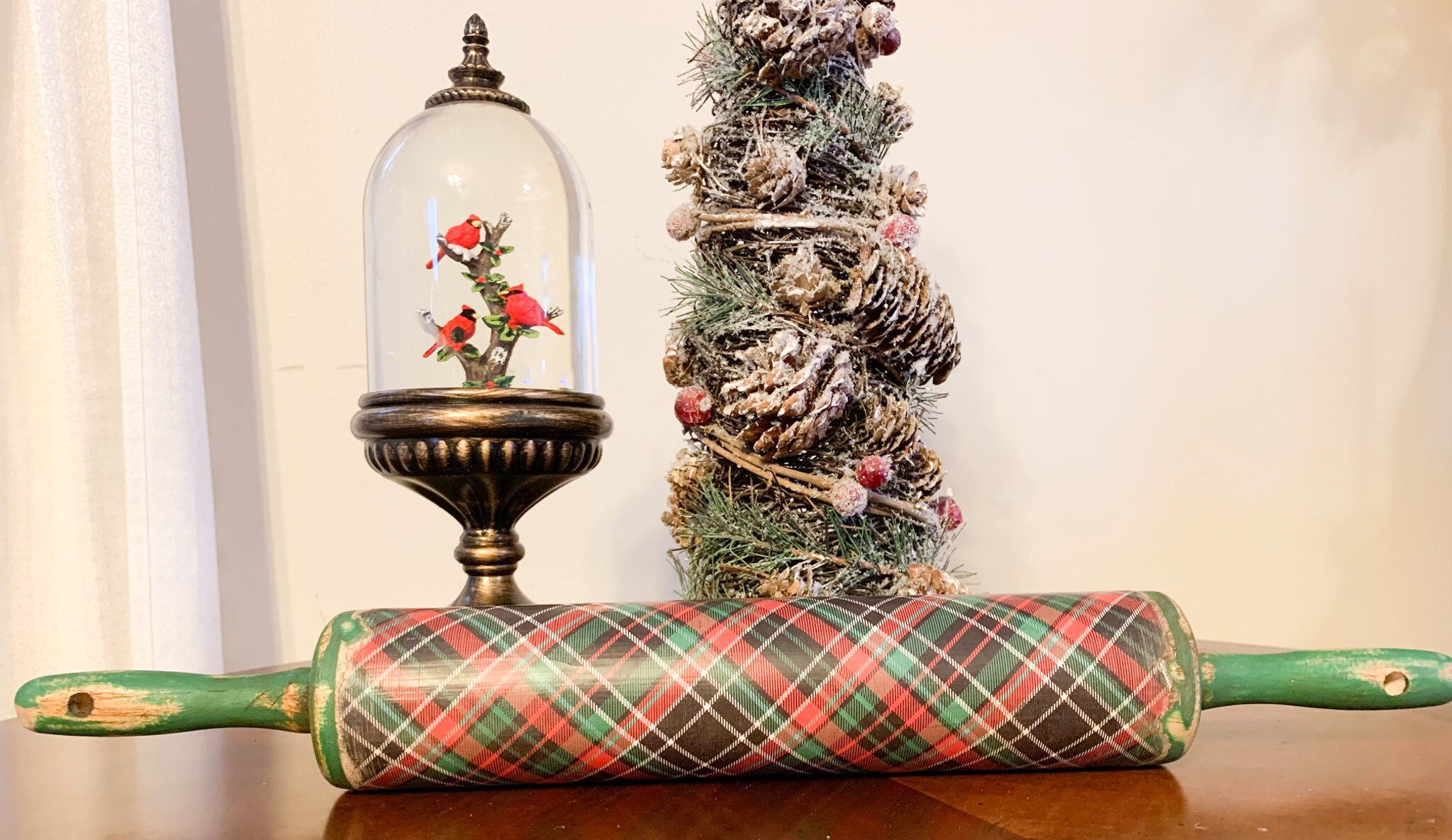 Christmas Antiqued Rolling Pins - Etsy