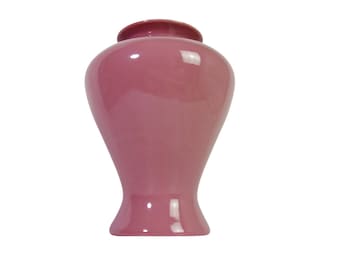 Vintage 80s Pastel Vase Ceramic PINK  Haeger Large 1980s