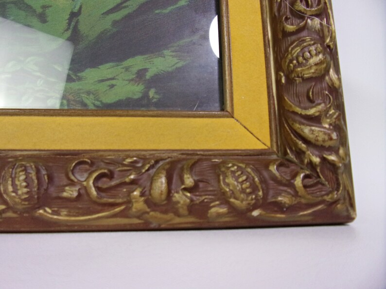 Antique Religious Wall Art Jesus Victorian Print Framed Early Etsy