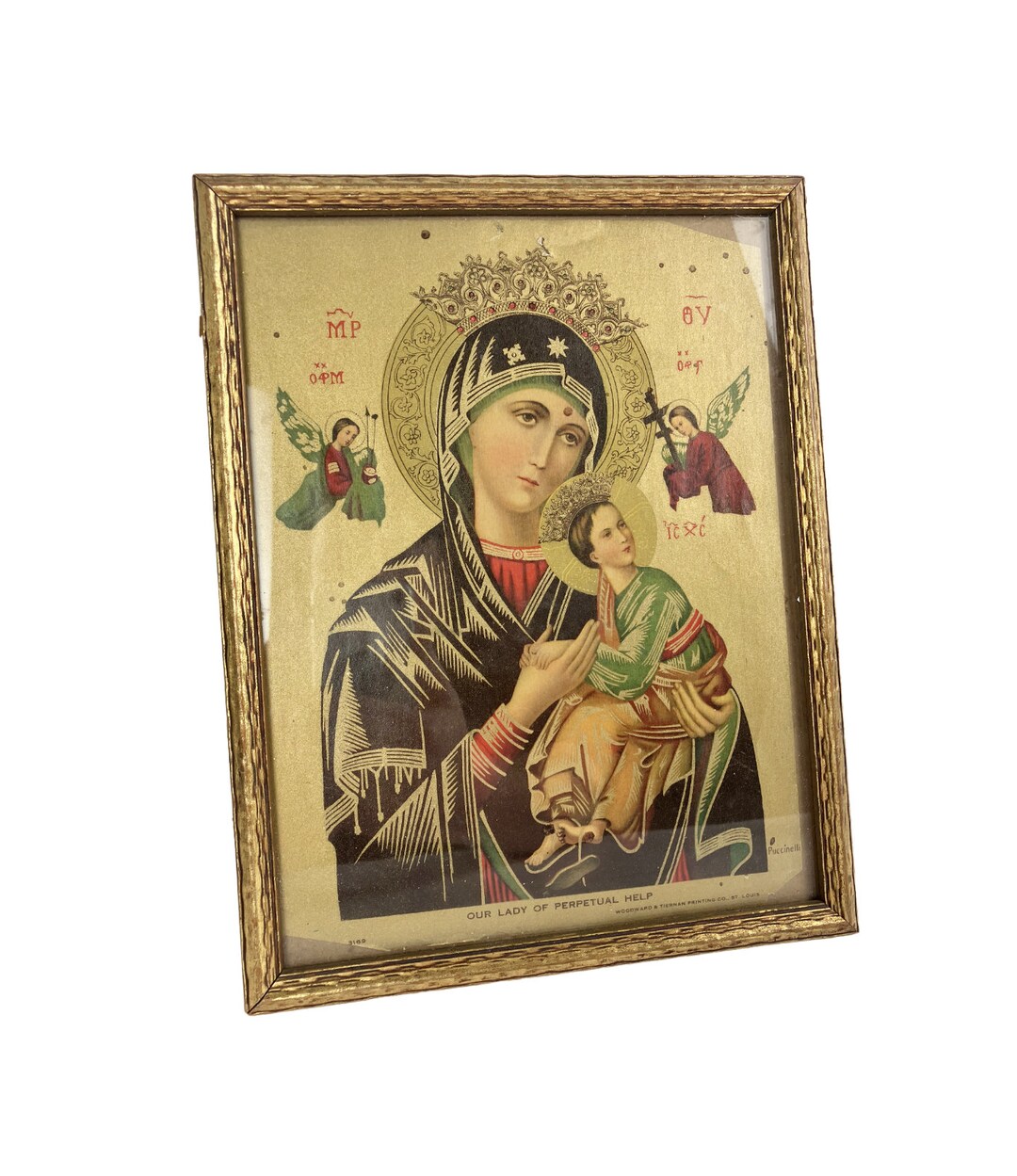 Antique Religious Wall Art Our Lady of Perpetual Help ICON Etsy