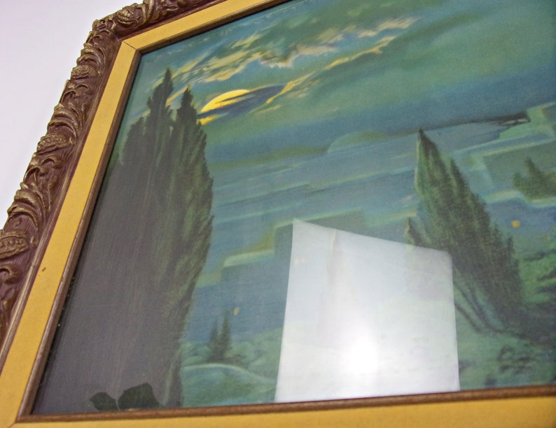 Antique Religious Wall Art Jesus Victorian Print Framed Early Etsy