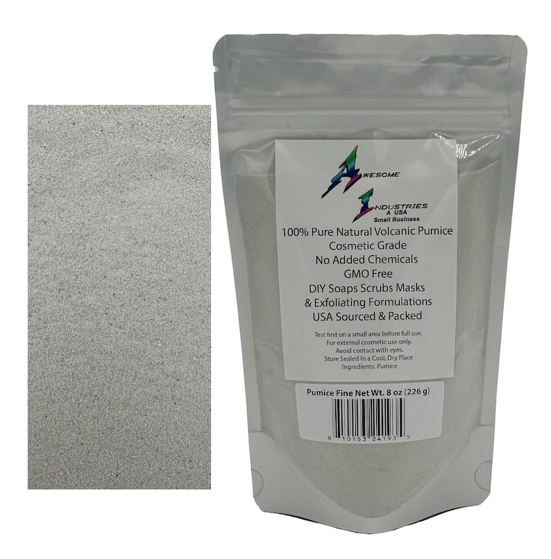 Ffff 4F Super Fine Pumice Powder Cosmetic Grade 100% Pure Natural ...