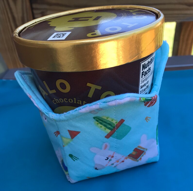 Ice Cream Pint Koozie Etsy