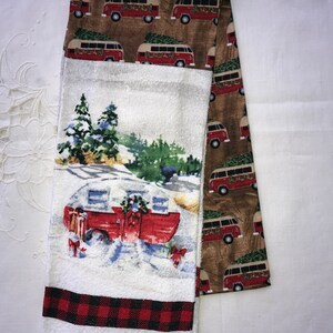 Kitchen Towel Scarf - Camper