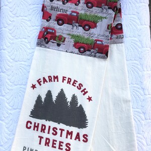 Kitchen Towel Scarf - Farm Fresh Christmas Trees