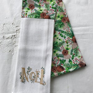 Kitchen Towel Scarf - Noel