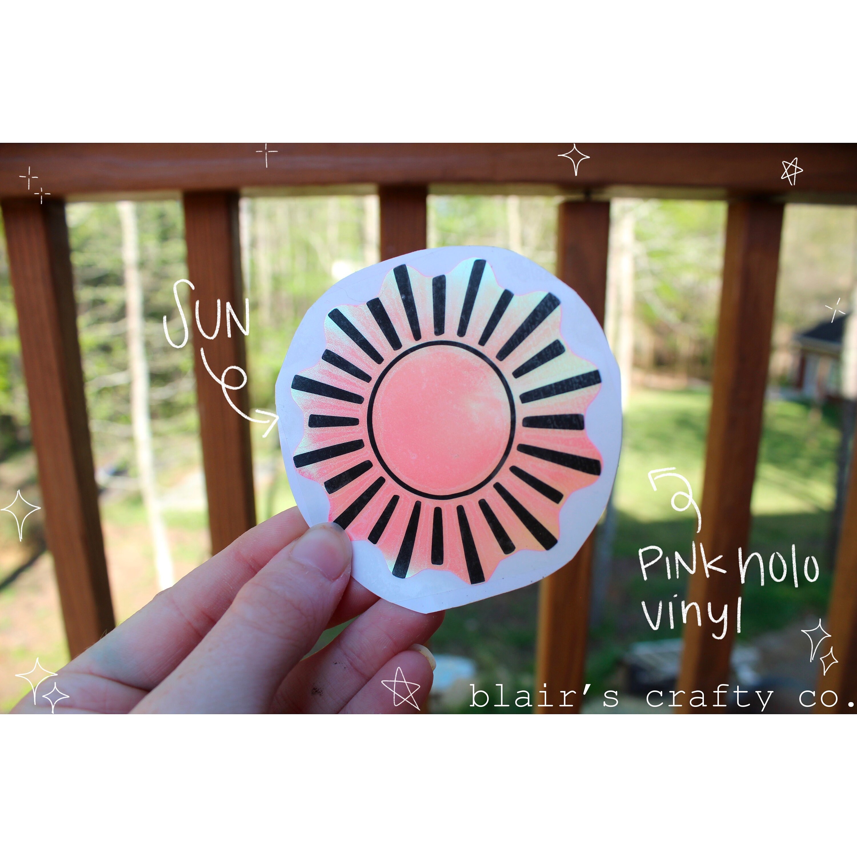 Layered Holographic Vinyl Decals Etsy