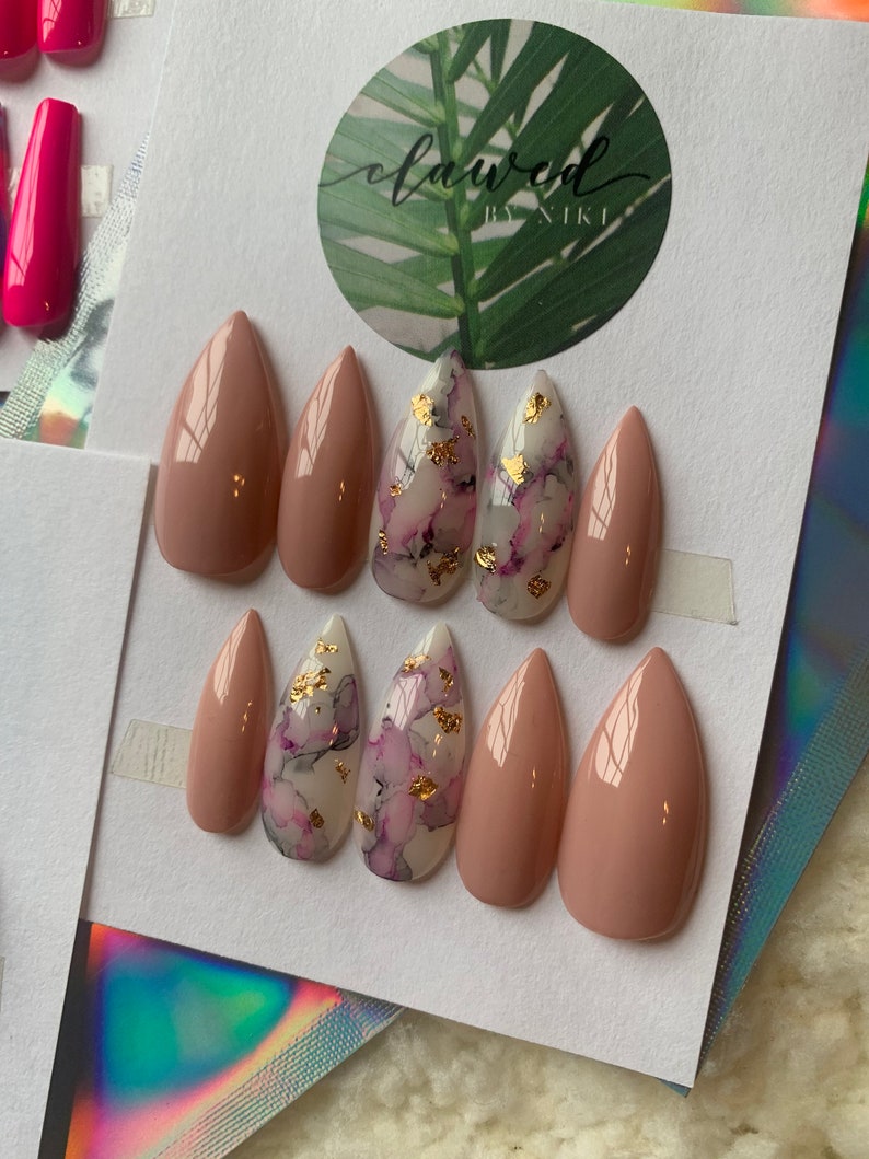 Full Cover 500 Piece Blank Press on Nails EXTRA Long Etsy