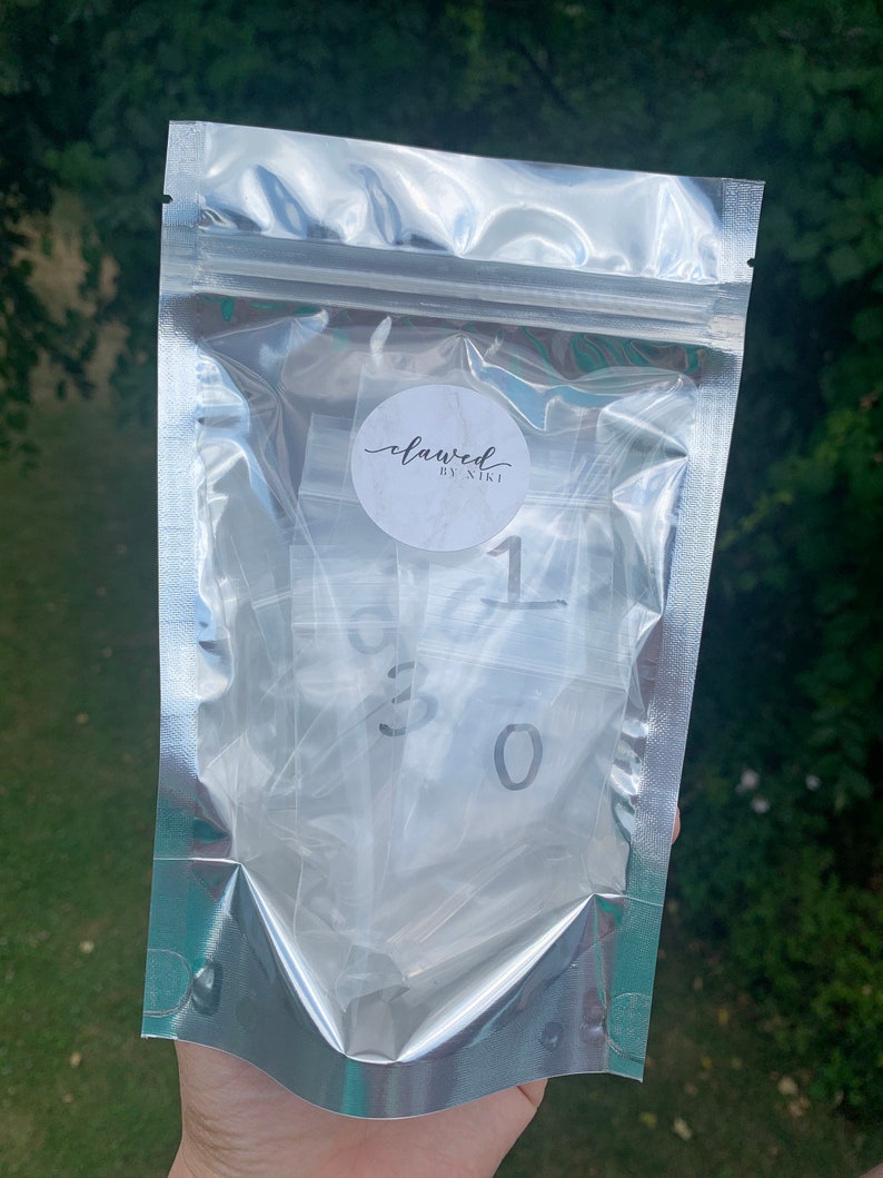 Full Cover 100 Piece Blank Press on Nails STILETTO Etsy