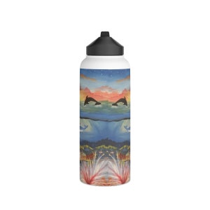 Stainless Steel Water Bottle, Standard Lid
