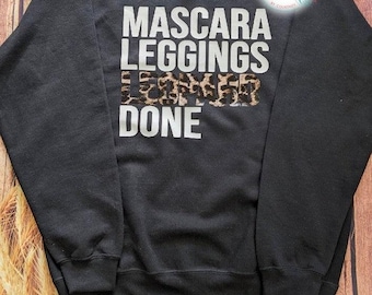 Mascara leggings leopard done