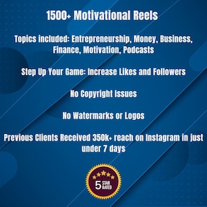 1500+ Motivational Reels Bundle