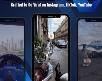 800+ Luxe Women Lifestyle Reels Bundle | Luxury Rich Videos for TikTok & Instagram | Premium Viral Reels with PLR+MRR | Instant Download