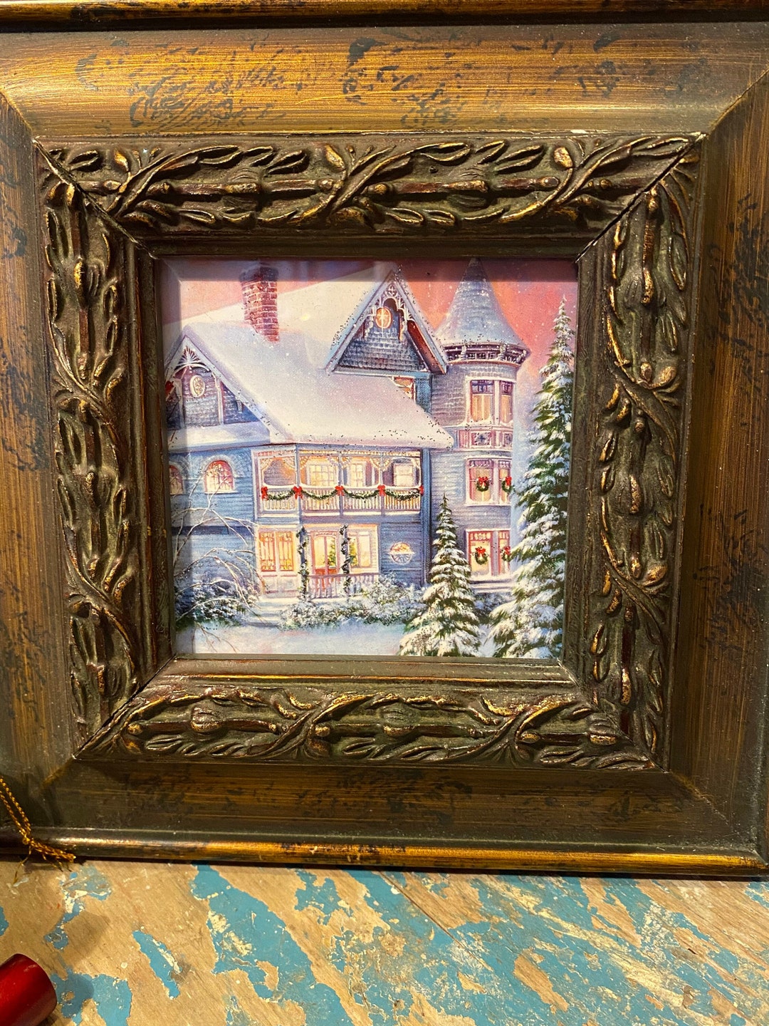 Vintage Christmas Cottage - Etsy