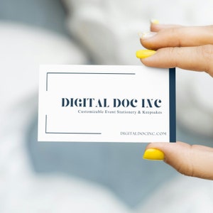 Custom Small Business Cards Minimalist Designed & Printing I will create a Custom Business Card that Matched Your Brand and Message