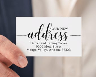 Editable We've Moved Postcard Template: New Address Announcement (Digital Download)