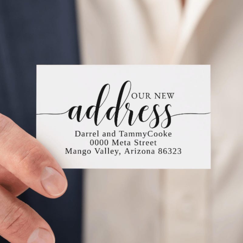 Weve Moved Cards - Etsy