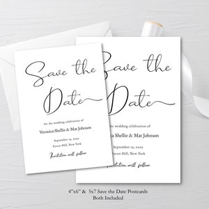 DIY Save the Date Template, Wedding Announcement, Printable Save Our ...
