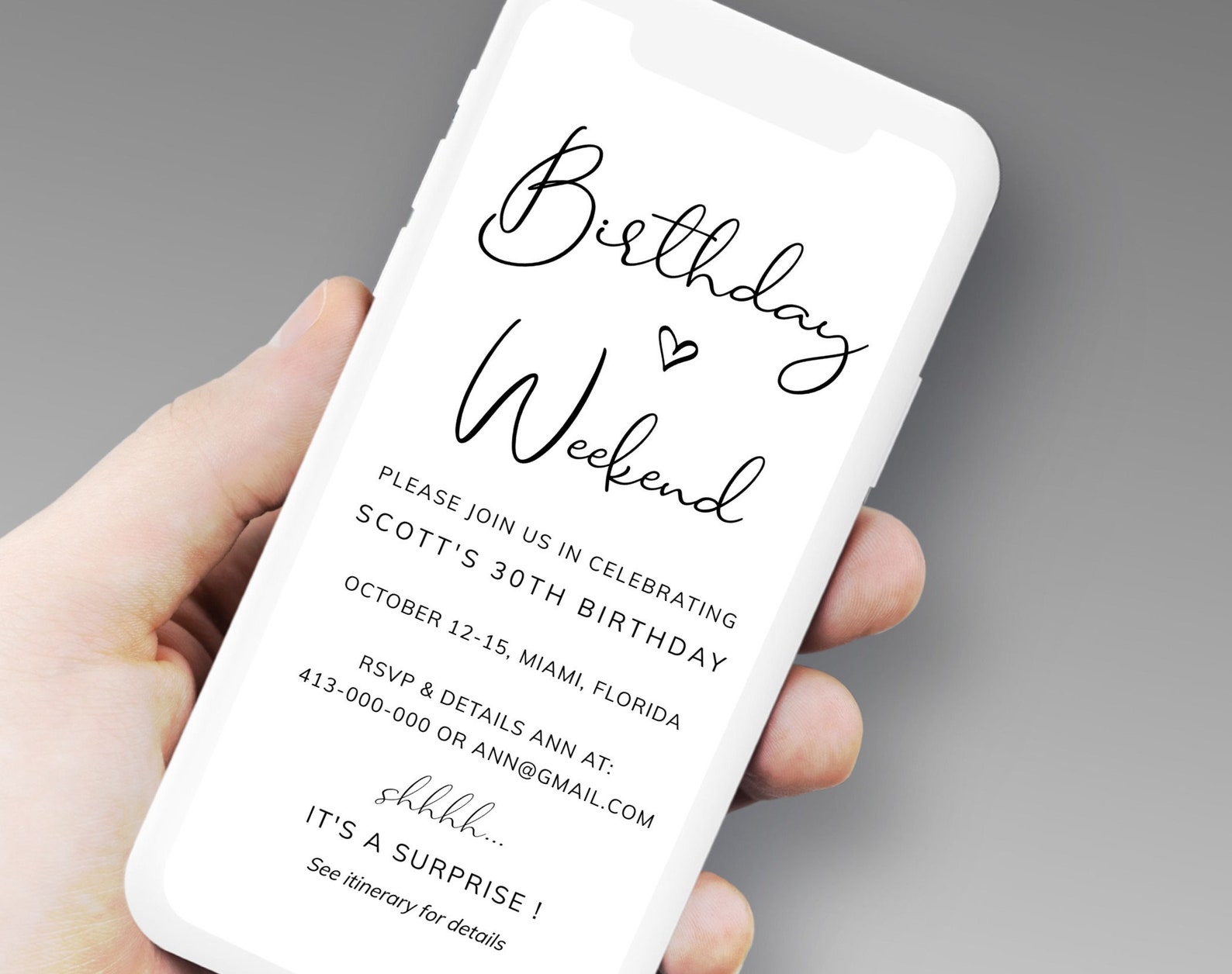 Printable Birthday Itinerary Template Editable Birthday - Etsy