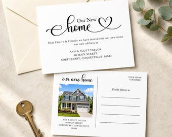 We've Moved Postcard Template: New Address Announcement (Instant Download)