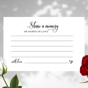 Cartes mémoire de célébration, souvenirs parfaits pour les funérailles, les anniversaires, les remises de diplômes, la retraite, une fête de départ, des anniversaires