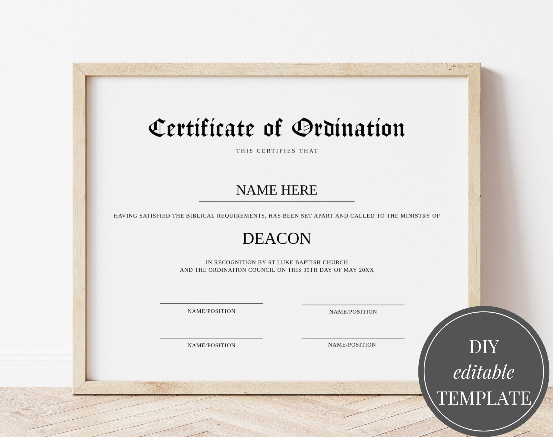 Certificate Street Templates Blank
