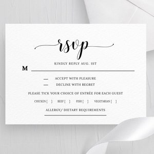 Modelo de Cartão Postal RSVP, Cartão Postal de Casamento RSVP para Imprimir, Cartão de Resposta Editável, Modelo de Cartão Postal RSVP, Responda com Gentileza, Download Instantâneo, Faça Você Mesmo