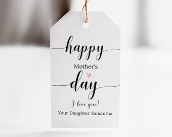 Happy Mother's Day Printable Tags - Etsy