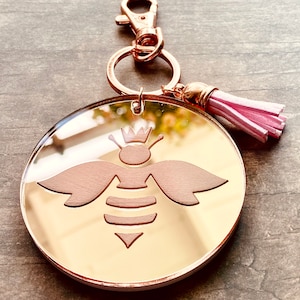 Queen bee keyring new arrivals