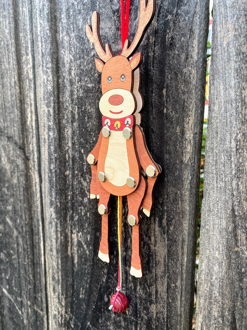 Jumping Jack Christmas Ornament 