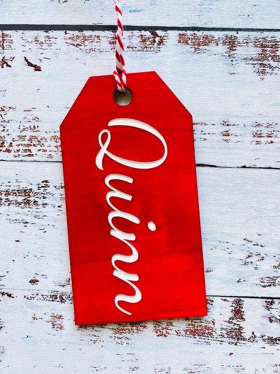 50 Christmas Gift Tags w String Xmas Labels Presents Name Santa Snowman  Children
