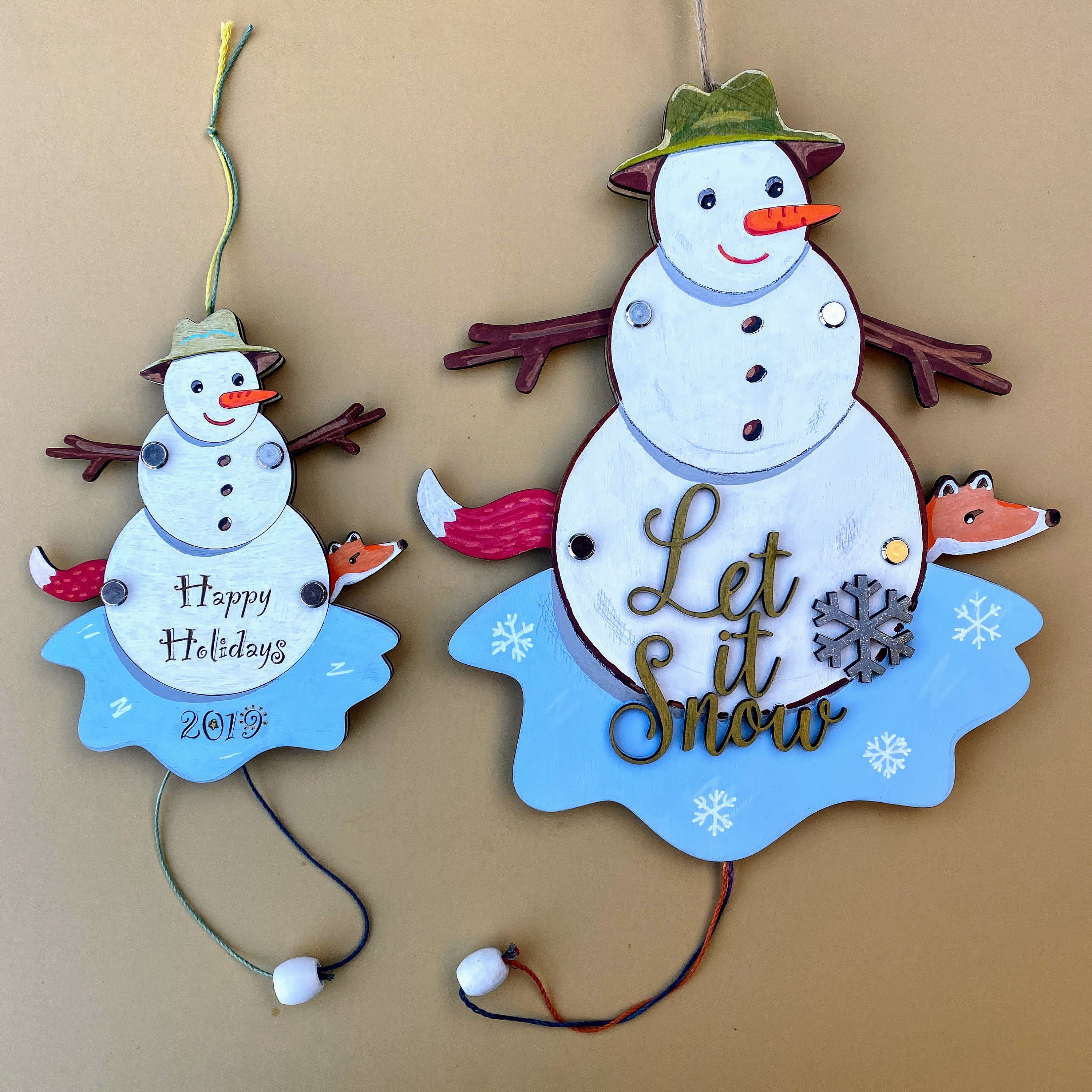 Jumping Jack Christmas Ornament 