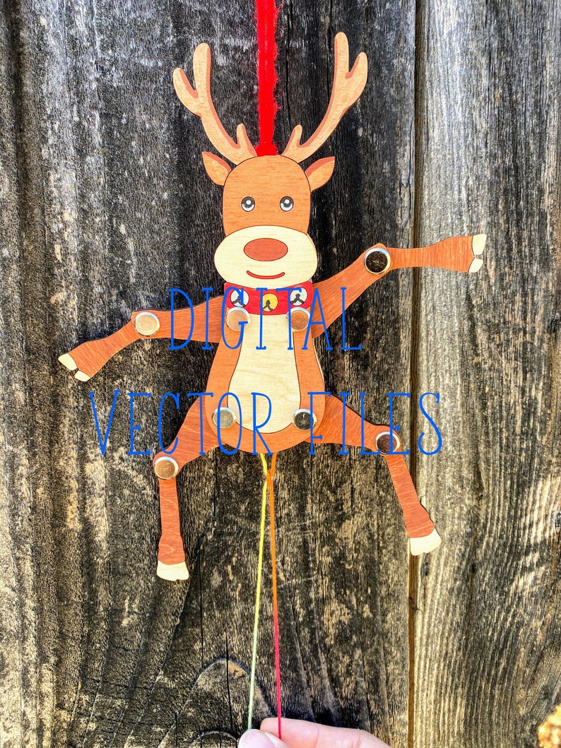Jumping Jack Christmas Ornament 