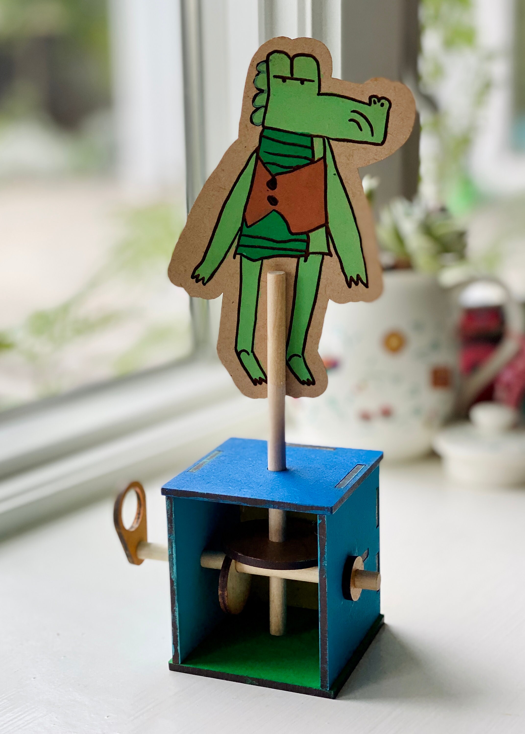 Automata Toy Digital File, Mechanical Wooden Toy SVG, Laser Cut ...