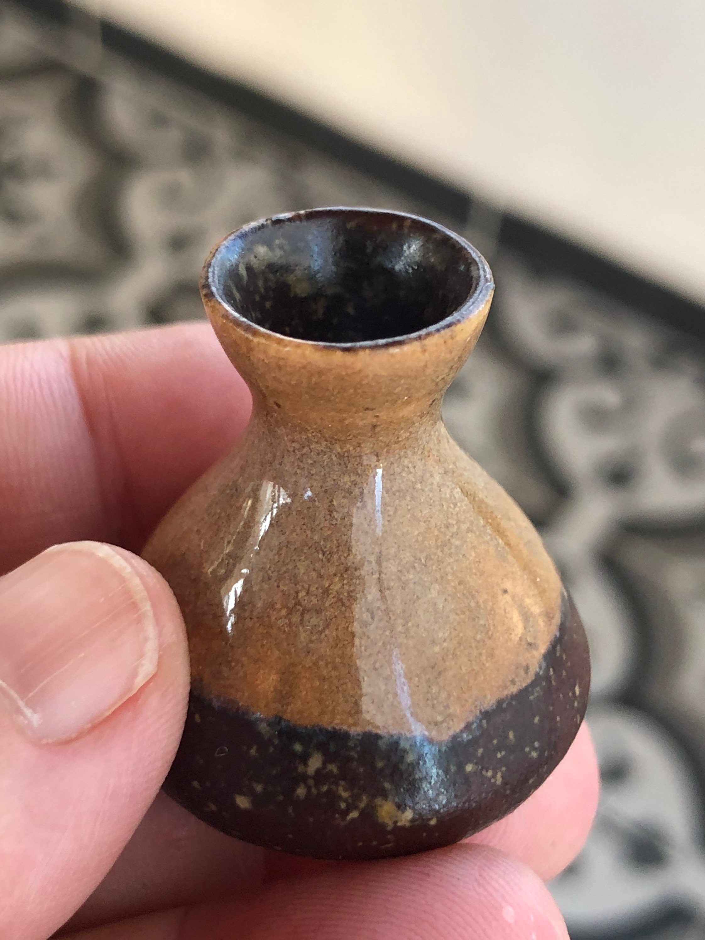 Miniatur Keramik Vase 2er Set 33 36 cm Etsy