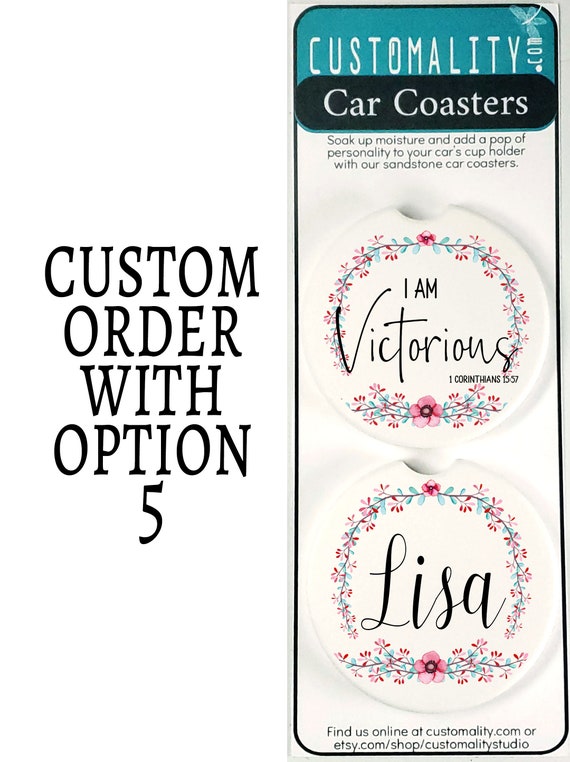 Custom Car Coasters - Shop Custom Car Cup Holder Coasters Online