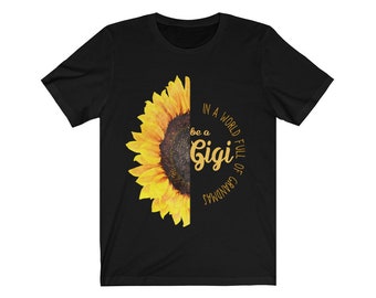 Custom Nonna Sole Jersey Short Sleeve Tee Nonna Soprannome Essere Un Gigi Nana Mimi Nonna Nonna Nonna Abuela Regalo Personalizzato