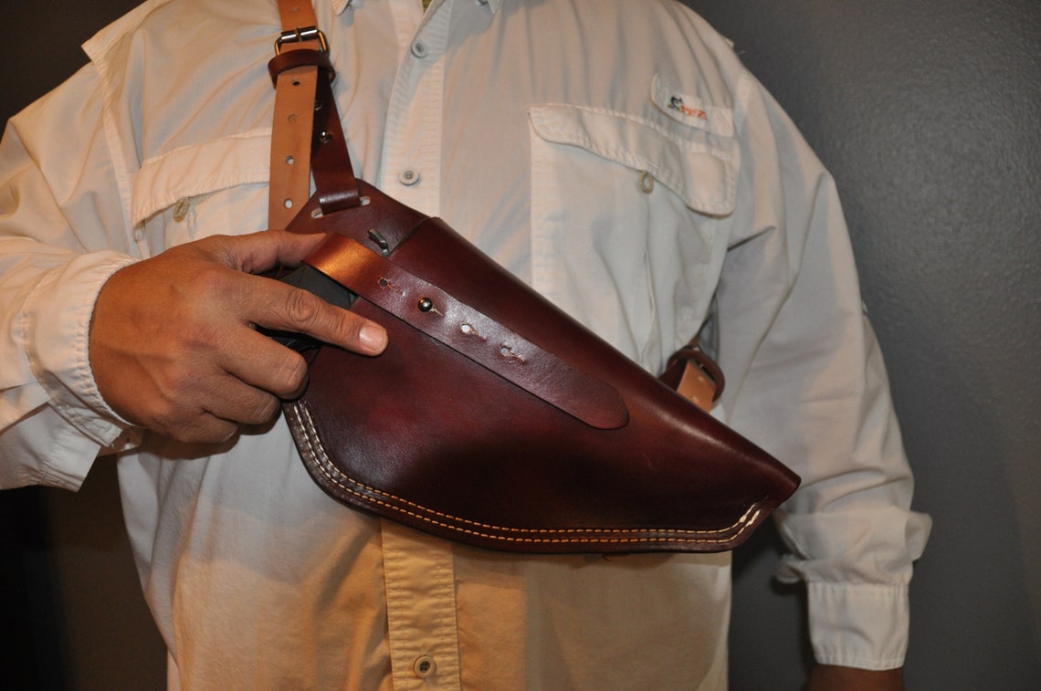 Chest Holster Revolver 6 Barrel Length Etsy