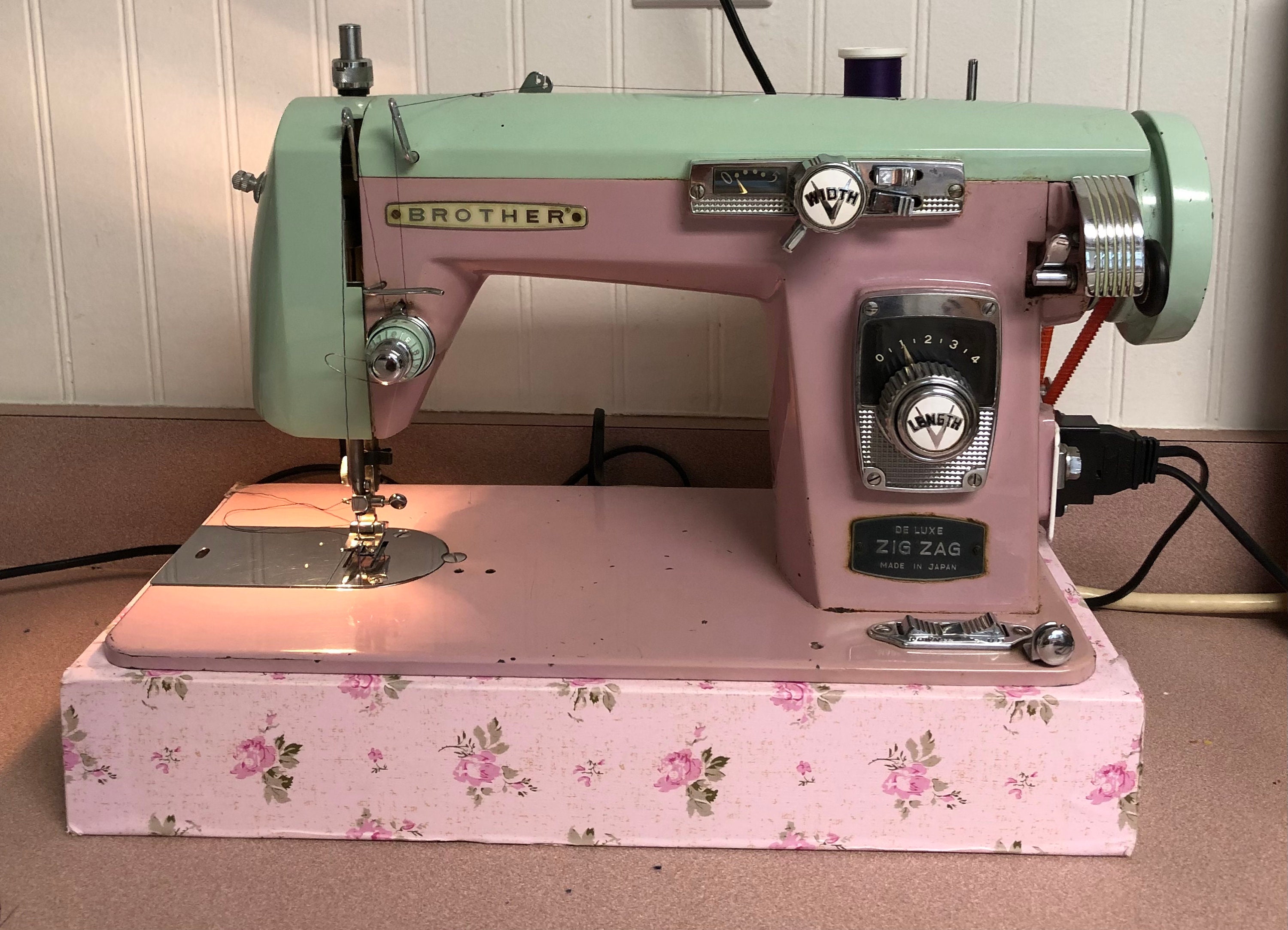 1950s Vintage Sewing Machine by Brother Model 1620 Deluxe - Etsy