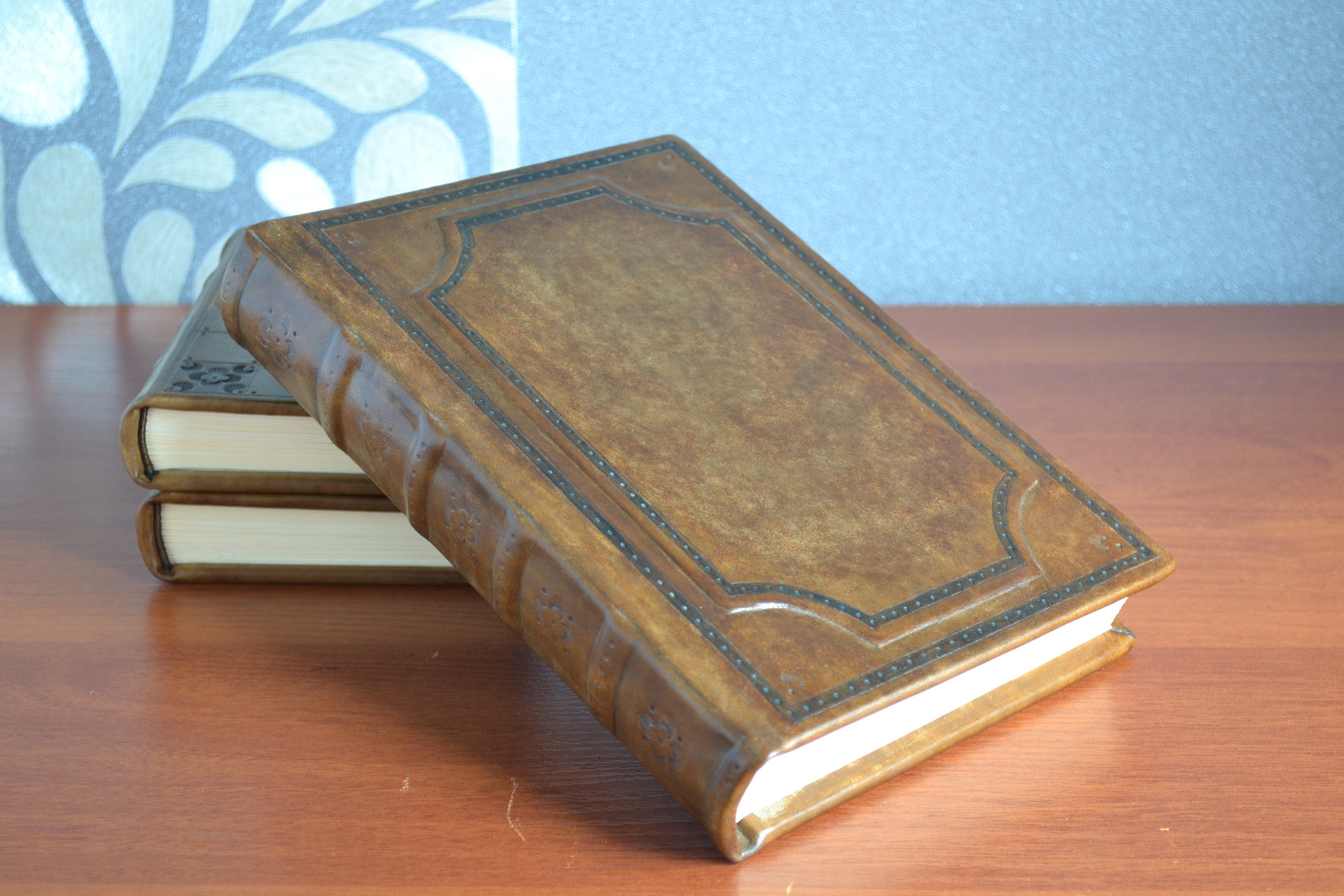 A5 Medieval Style Leather Journal Antiqued Notebook Etsy