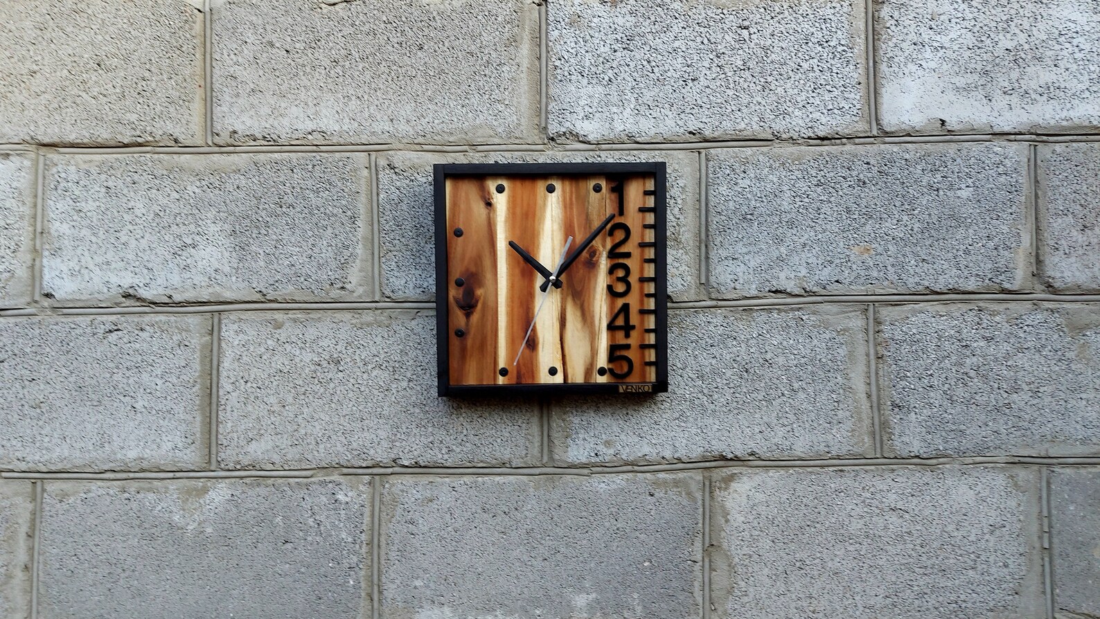 Wall Clock in Modern Design Industrial Wall Clock Unique Etsy