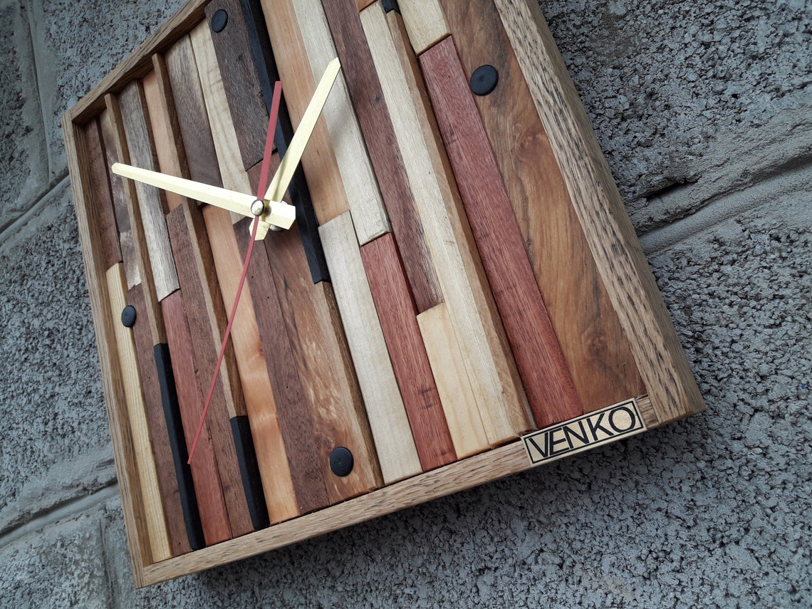 Wall Clock in Modern Design Industrial Wall Clock Unique Etsy