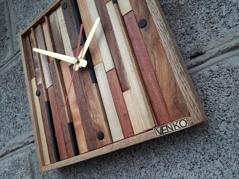 Wall Clock in Modern Design Industrial Wall Clock Unique Etsy