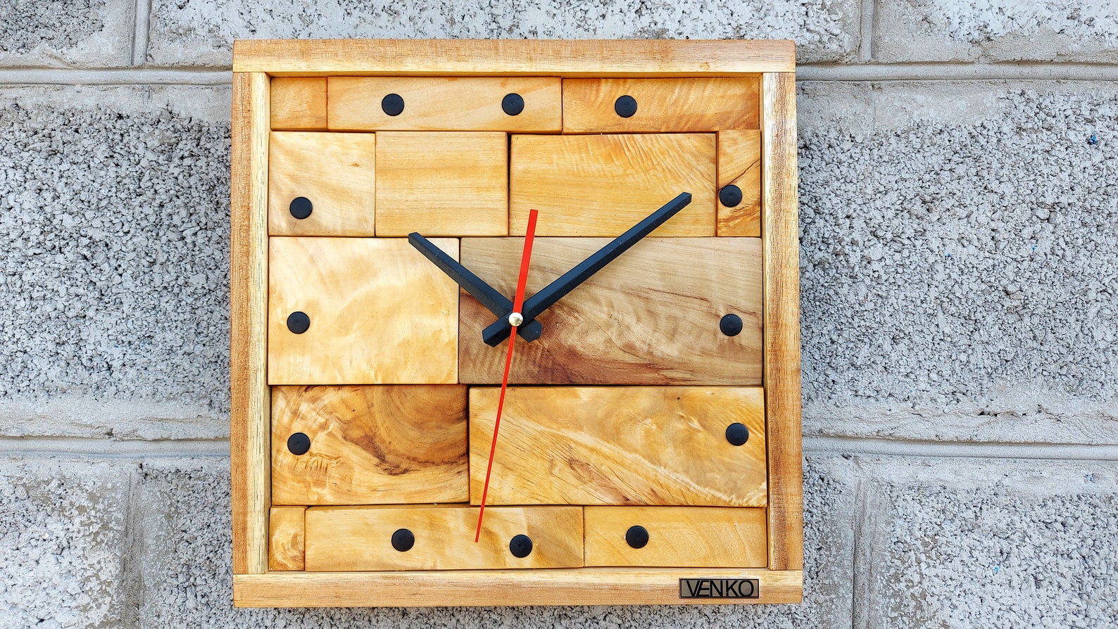 Wall Clock in Modern Design Industrial Wall Clock Unique Etsy