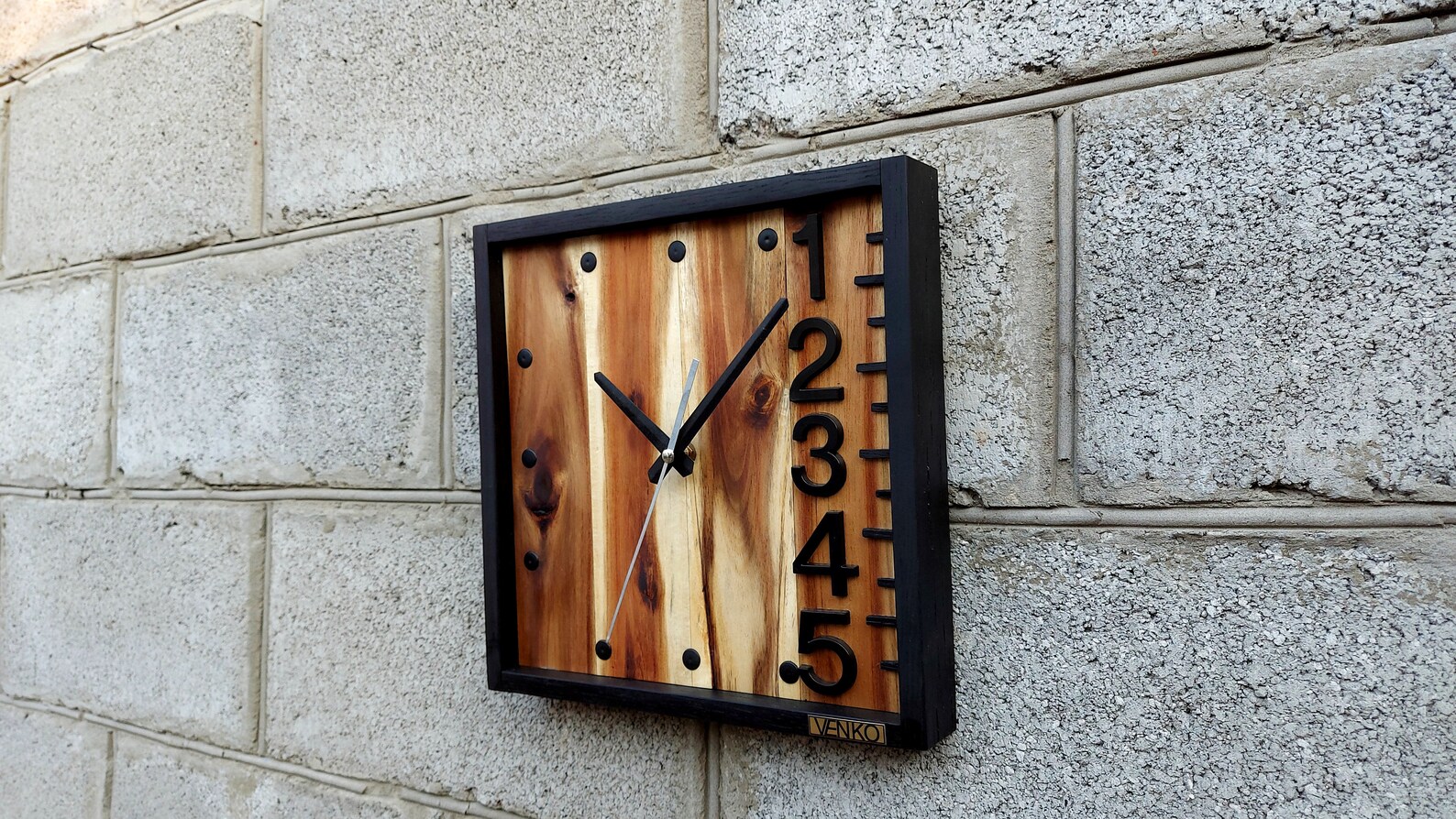 Wall Clock in Modern Design Industrial Wall Clock Unique Etsy