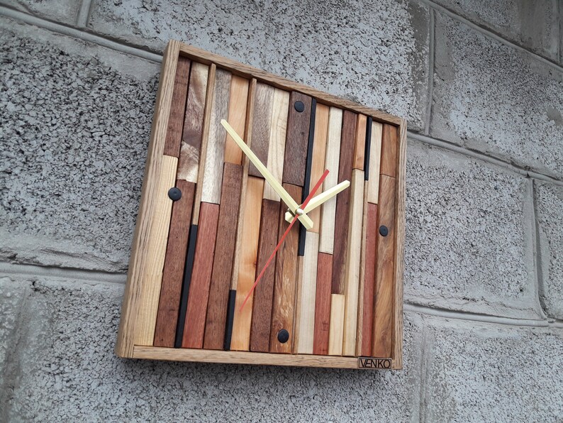 Wall Clock in Modern Design Industrial Wall Clock Unique Etsy